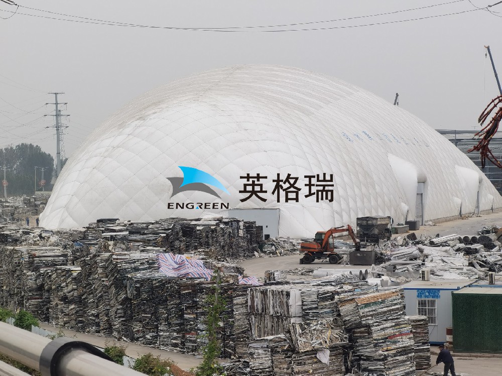 快速搭建、節(jié)能環(huán)保的物流解決方案丨氣膜倉庫